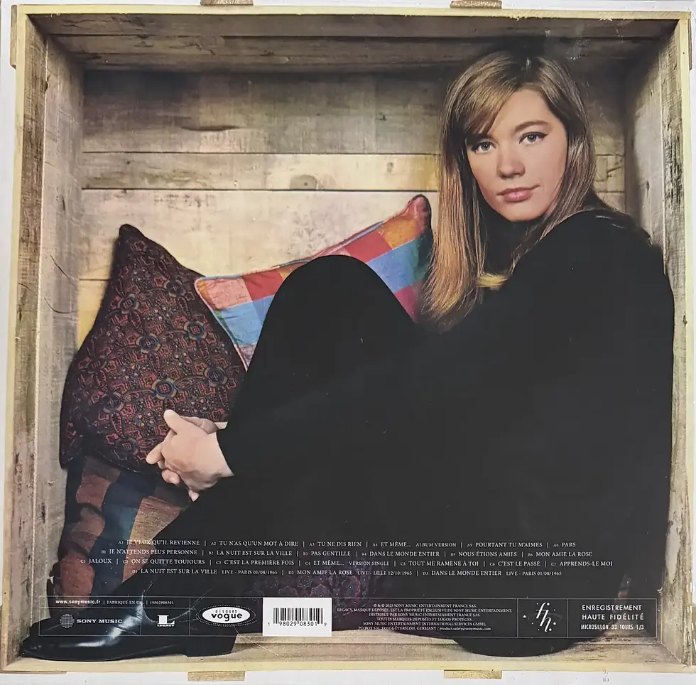 Disque vinyle de Françoise Hardy - Mon Amie La Rose | Vinyles & Vintage