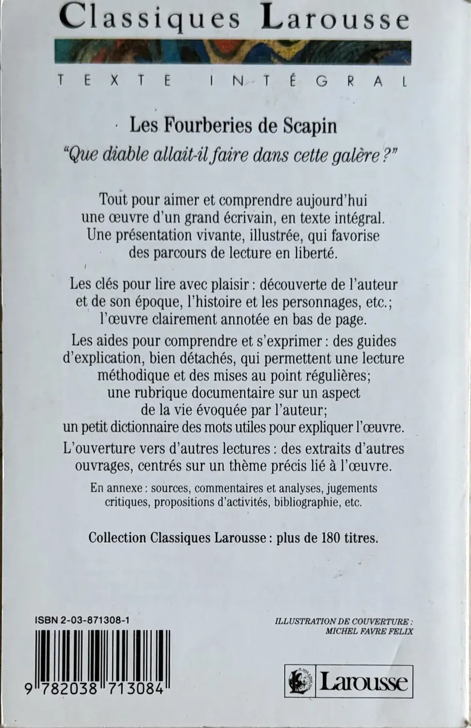 Livre de Molière - Les Fourberies de Scapin | Vinyles & Vintage