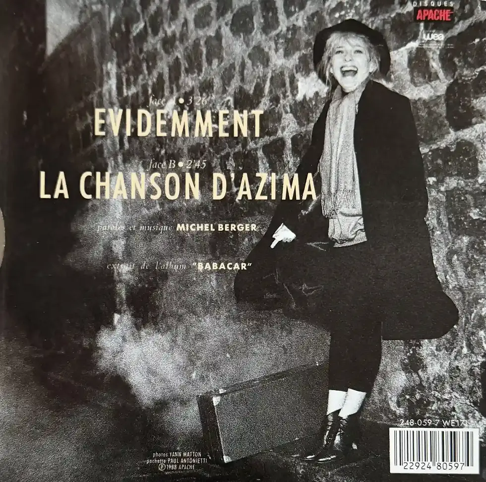 Disque vinyle de France Gall - Evidemment | Vinyles & Vintage