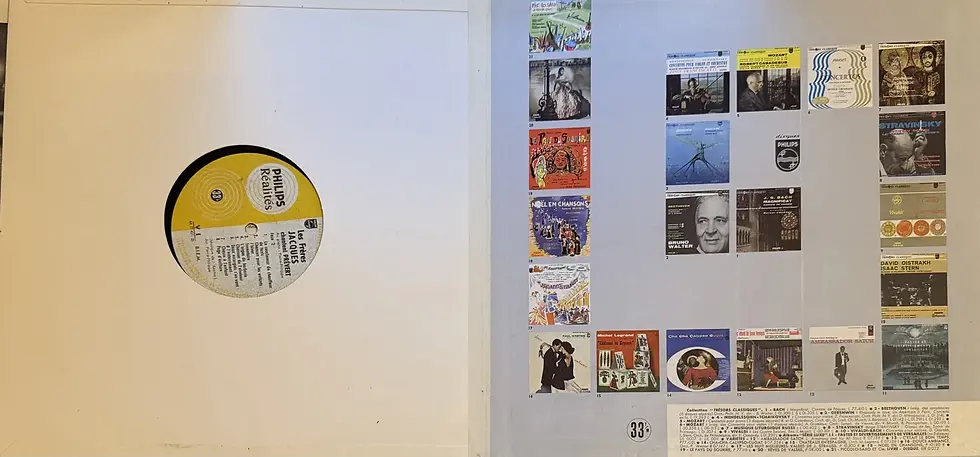 Miniature : Disque vinyle de Les Frères Jacques - Les Frères Jacques Chantent Jacques Prévert | Vinyles & Vintage