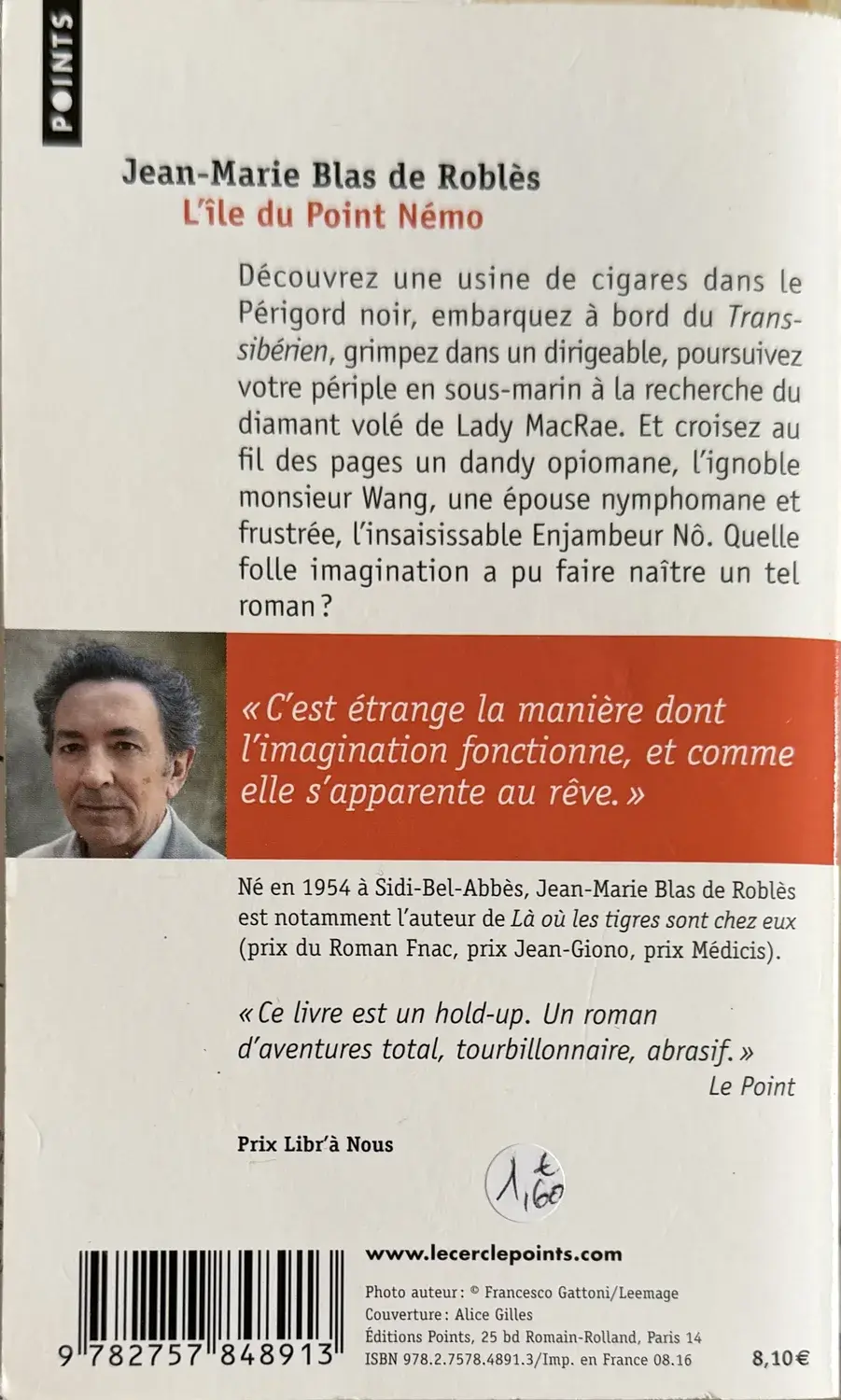Livre de Jean-Marie Blas de Robles - L’île du Point Némo | Vinyles & Vintage