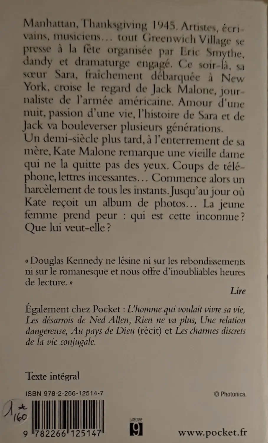 Livre de Douglas Kennedy - La poursuite du bonheur | Vinyles & Vintage