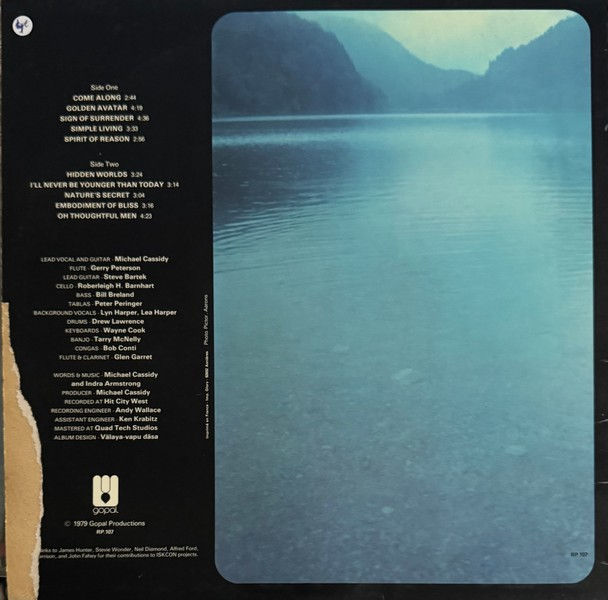 Disque vinyle de Michael Cassidy - Nature's Secret en vente sur www.vinylesandvintage.com