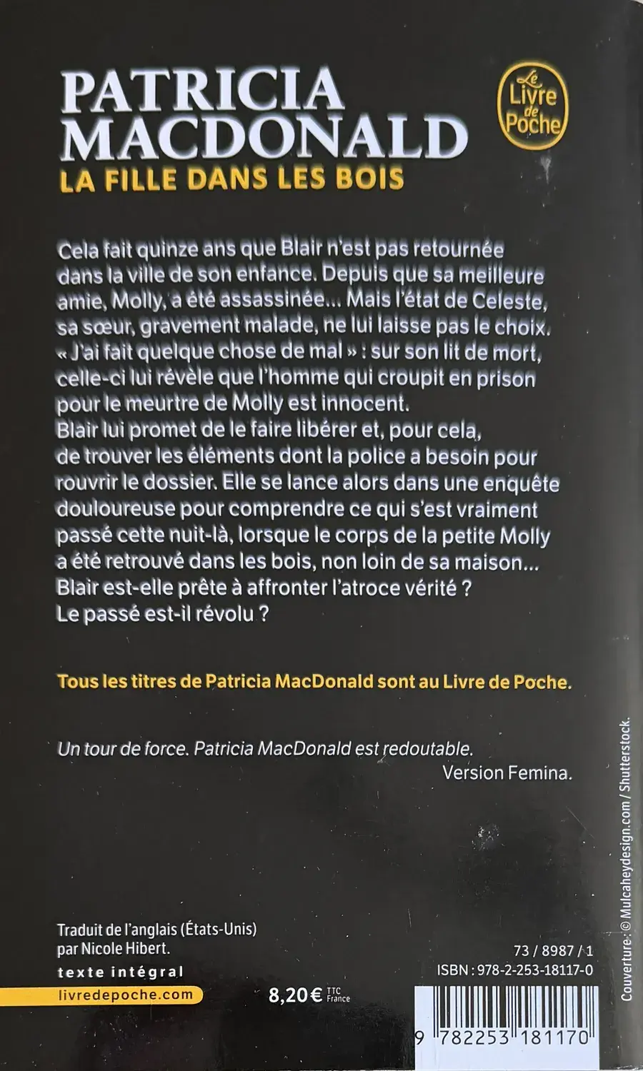 Livre de Patricia MacDonald - La fille dans les bois | Vinyles & Vintage