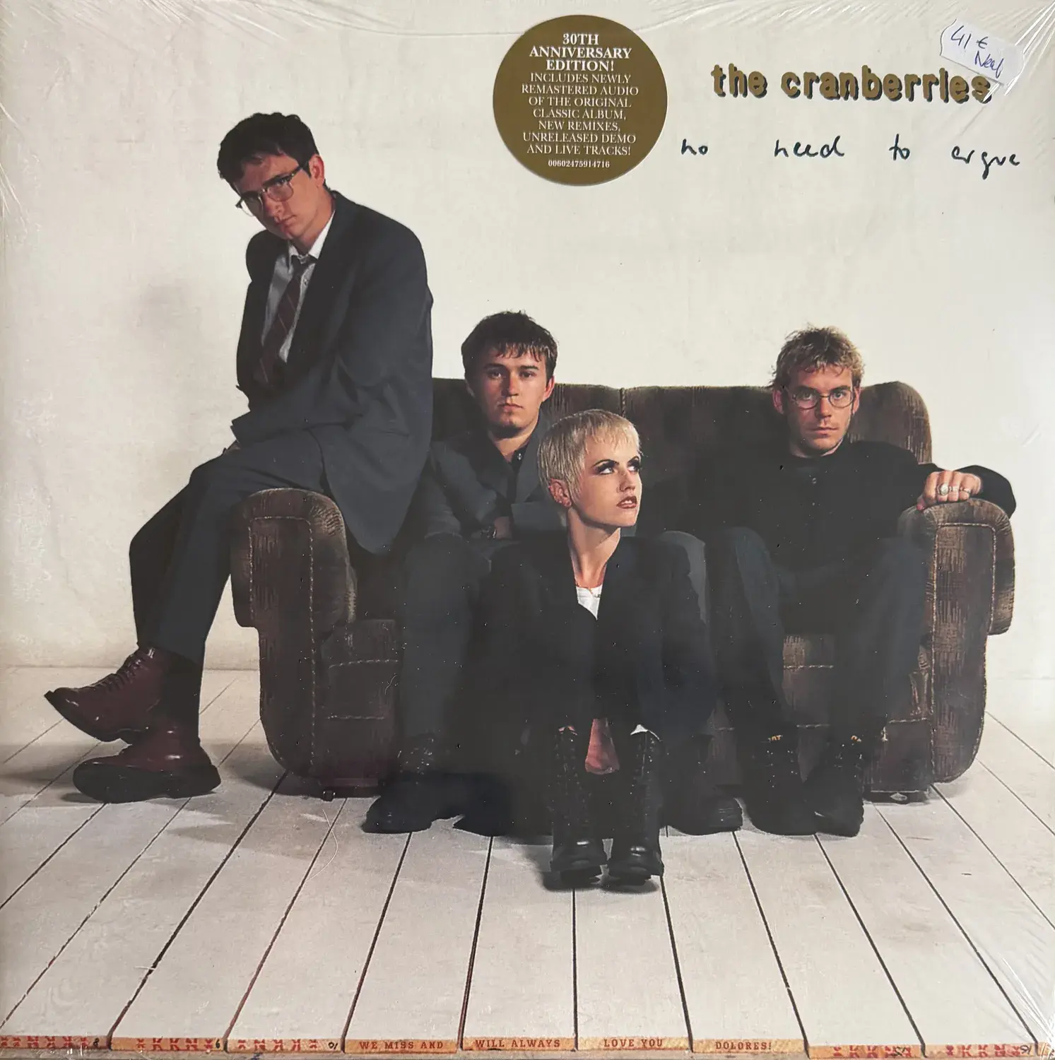 Disque vinyle de The Cranberries - No Need To Argue (Edition 30eme anniversaire) | Vinyles & Vintage