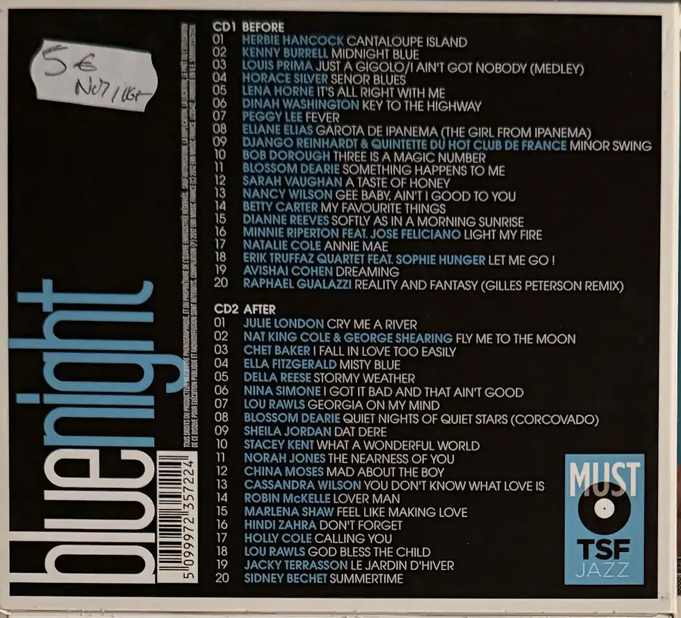 CD Audio de Jazz Compilation - Blue Night | Vinyles & Vintage