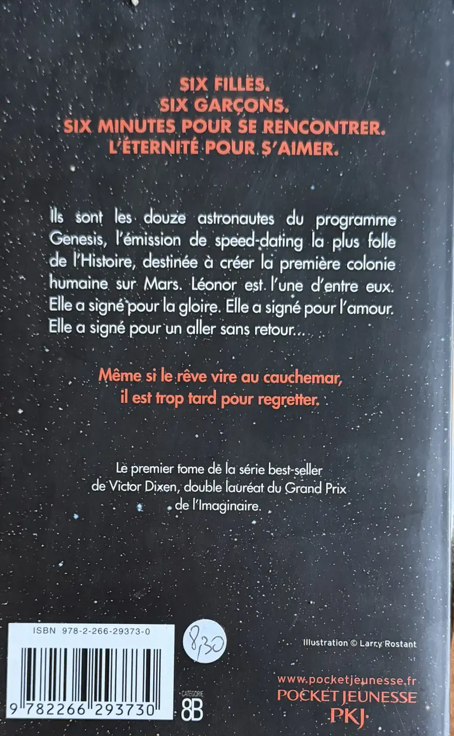Livre de Victor Dixen - Phobos t.1 : Il est trop tard pour regretter | Vinyles & Vintage
