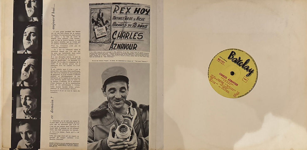 Miniature : Disque vinyle de Charles Aznavour - Qui ? en vente sur Vinyles & Vintage