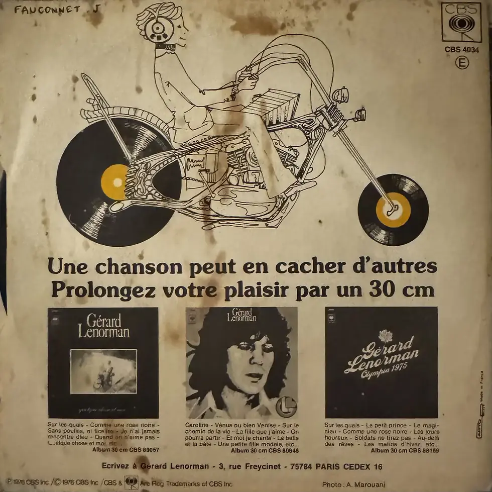 Disque vinyle de Gérard Lenorman - Michèle / Et Je T'aime | Vinyles & Vintage