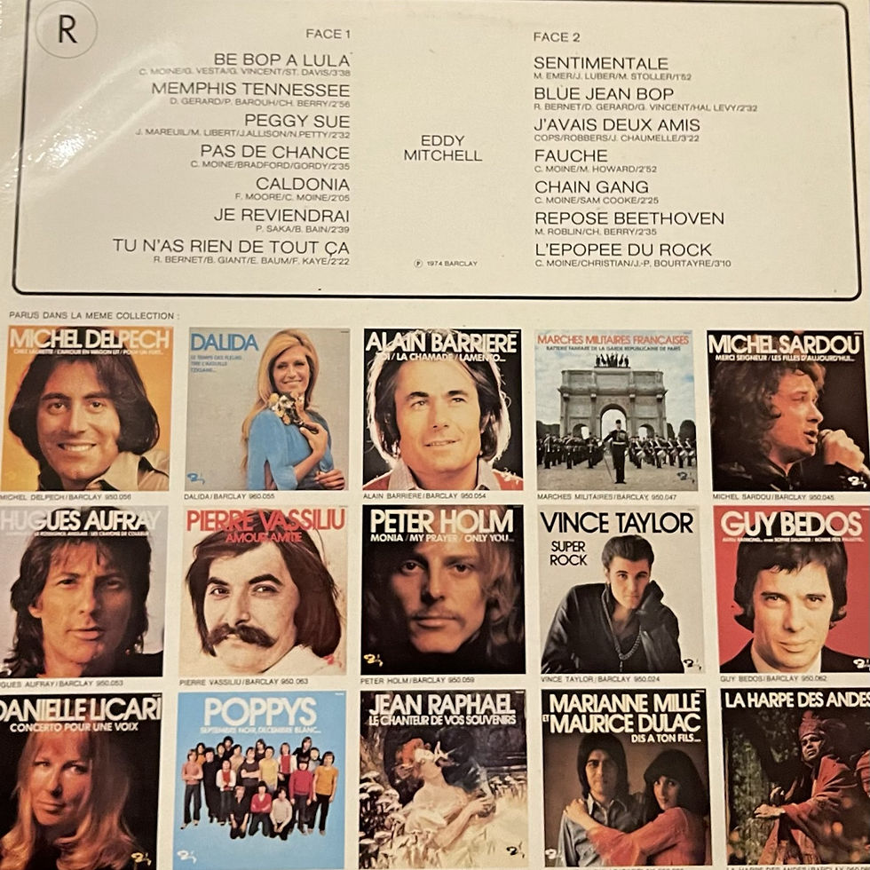 Miniature : Disque vinyle de Eddy Mitchell – Be Bop A Lula / Memphis Tennessee / Epopée Du Rock... en vente sur www.vinylesandvintage.com