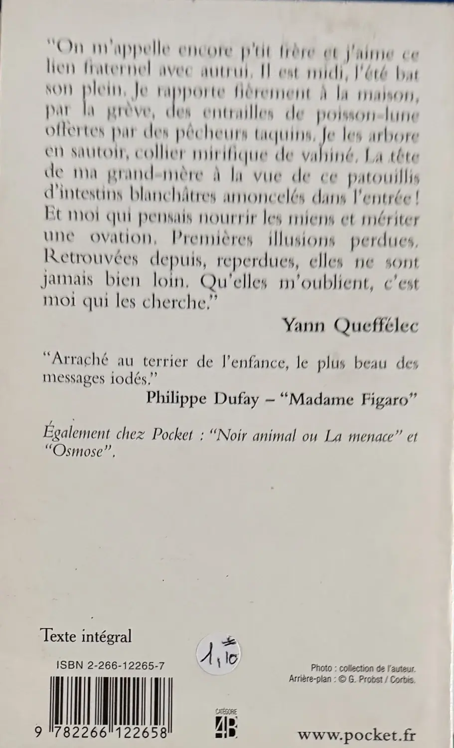 Livre de Yann Queffélec - Le soleil se lève à l'ouest | Vinyles & Vintage
