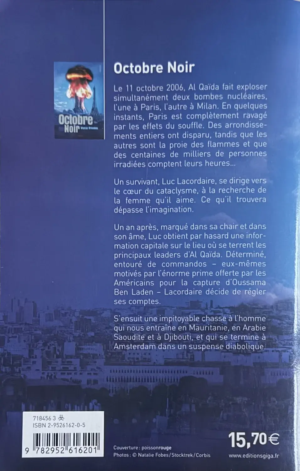Livre de Ulysse Brandon - Octobre Noir | Vinyles & Vintage