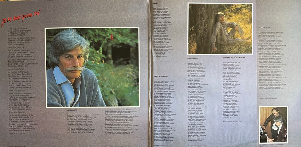 Miniature : Disque vinyle de Jean Ferrat ‎– Je Ne Suis Qu'un Cri en vente sur Vinyles & Vintage