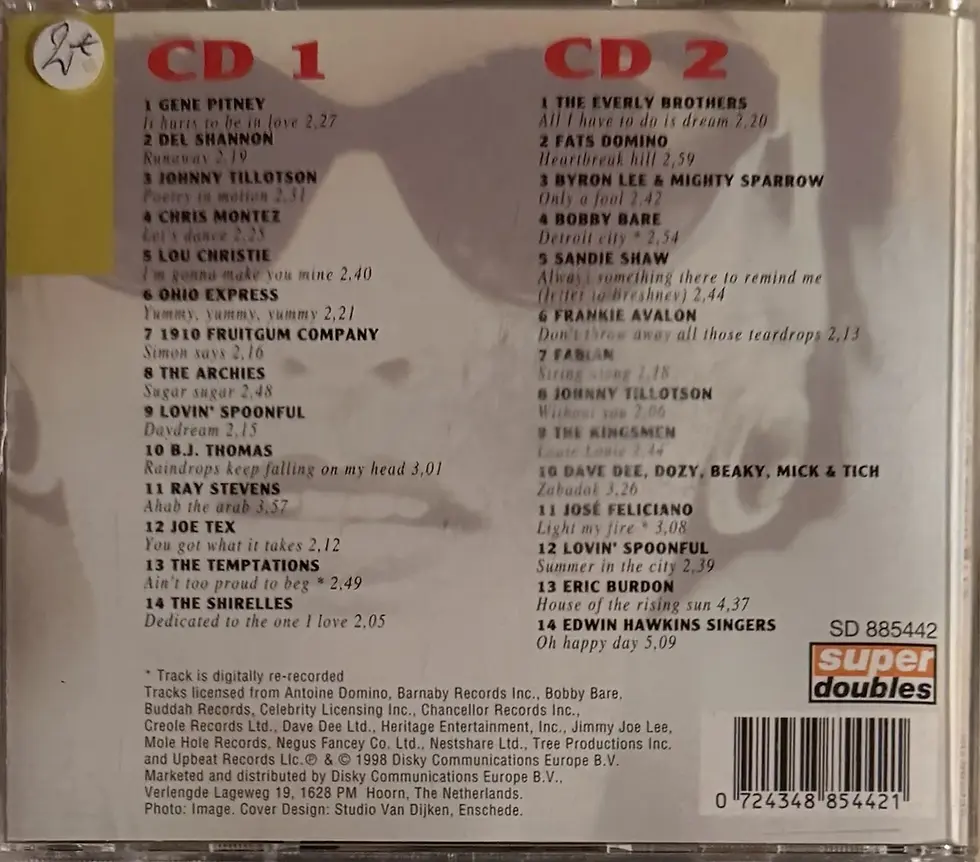 CD Audio de Super Doubles - More Sixties Smash Hits | Vinyles & Vintage