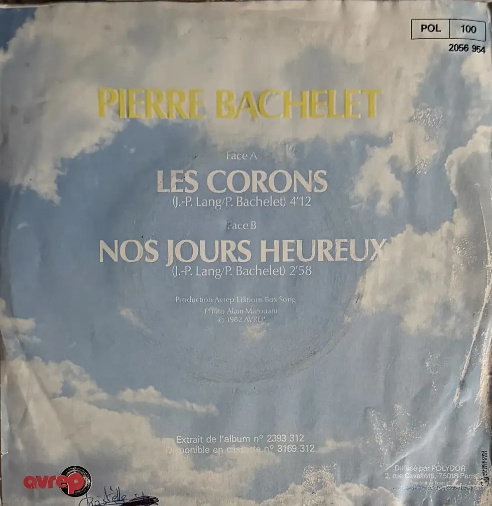 Disque vinyle de Pierre Bachelet - Les Corons | Vinyles & Vintage
