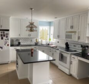 White Cabinets Spraying
