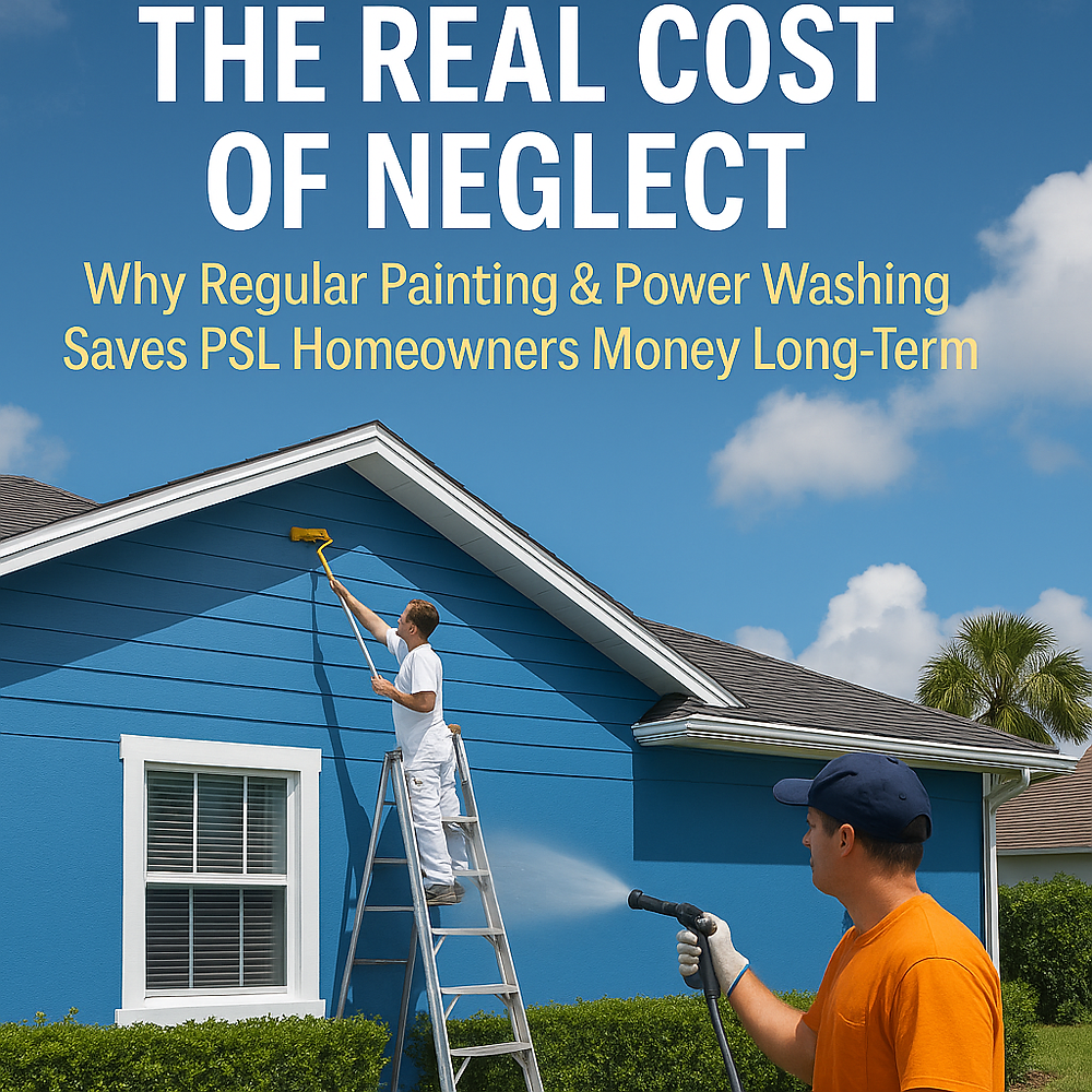 Regularity Paint The Real Cost of Neglect | How Painting & Power Washing Save PSL Homeowners