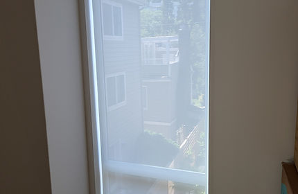 picture of a custom window treatment