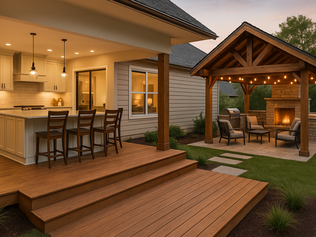 picture of a stylish indoor and outdoor renovation