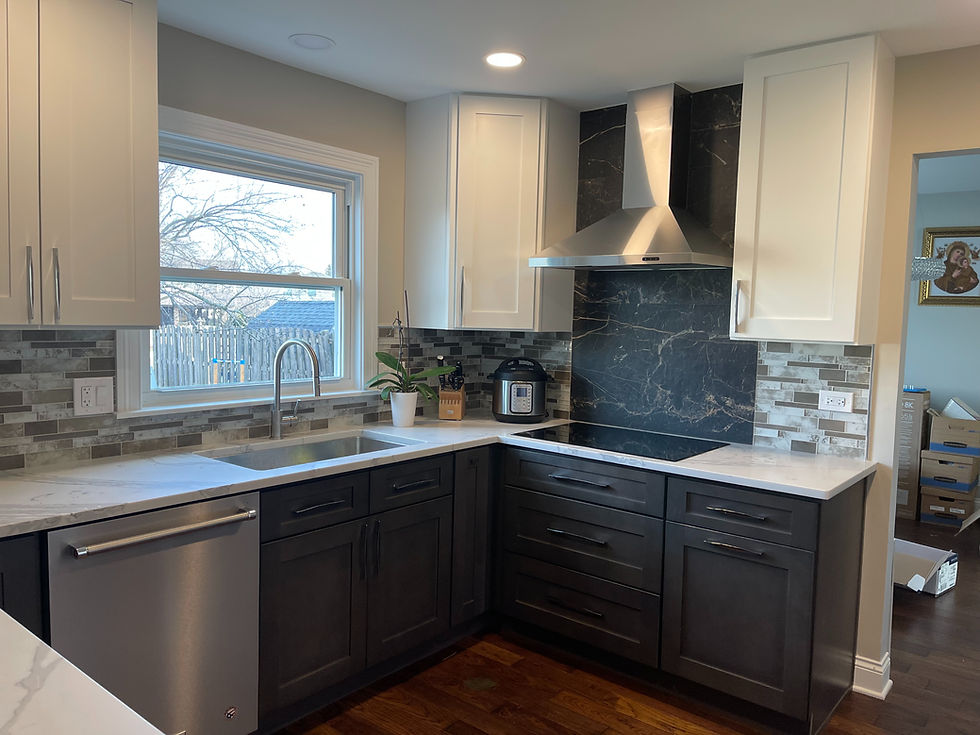 newly remodeled kitchen