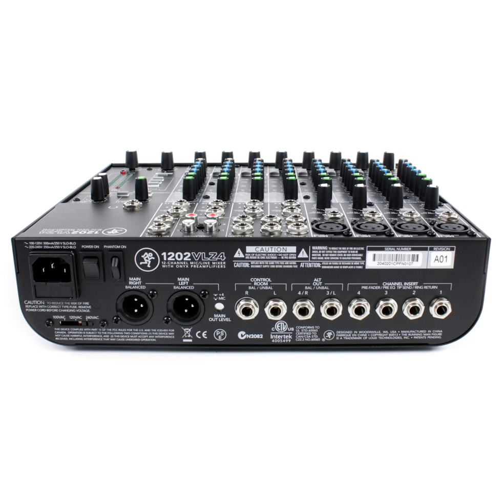 Thumbnail: Mackie 1202 VLZ4 Audio Mixing Desk
