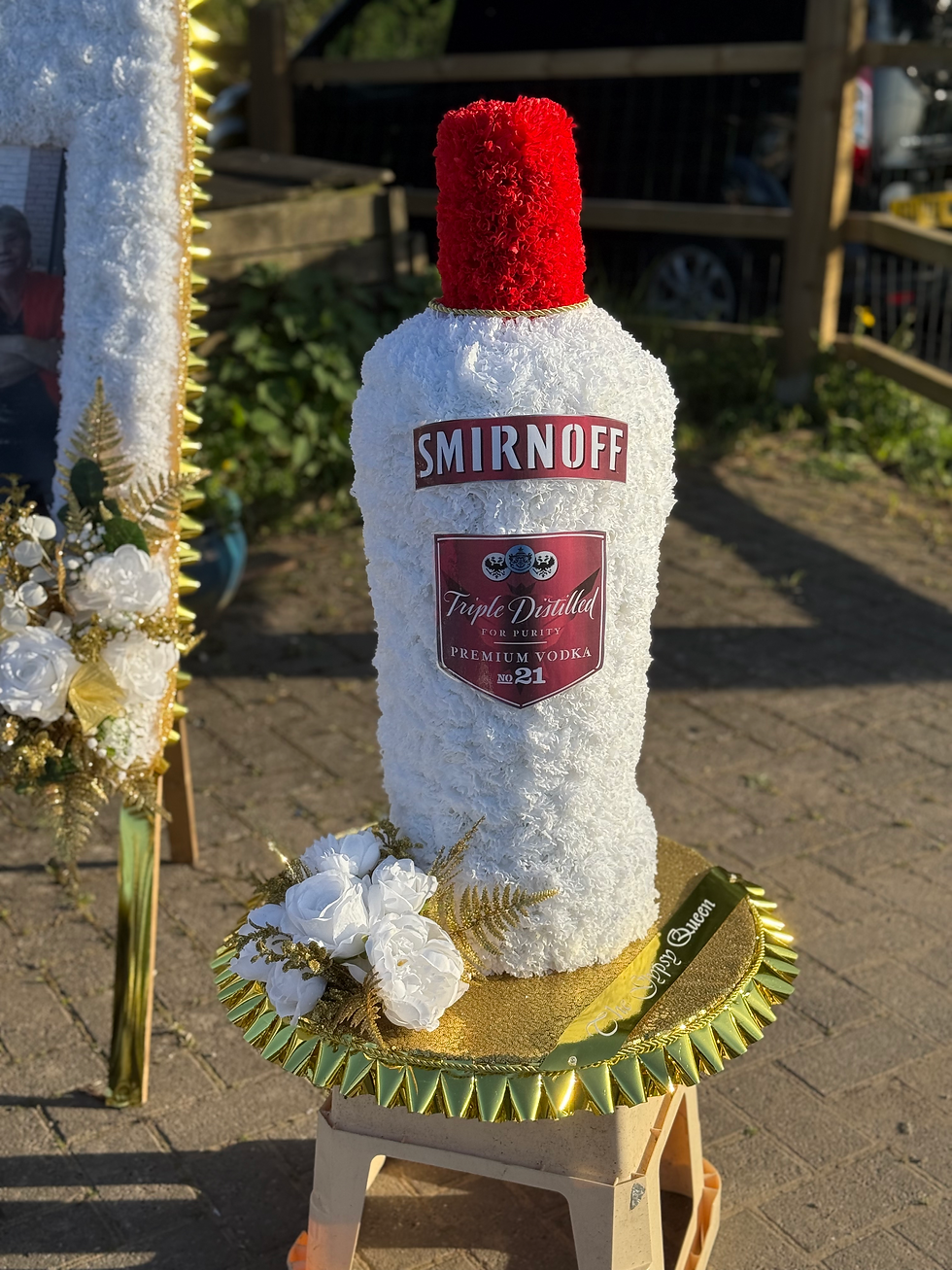 Artificial Smirnoff Bottle – £175