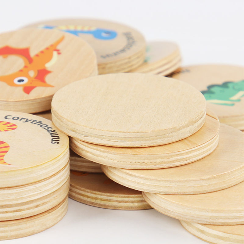 Thumbnail: Montessori Puzzle Matching Toy Cognitive Memory Find The Same Focus Fraining Thi
