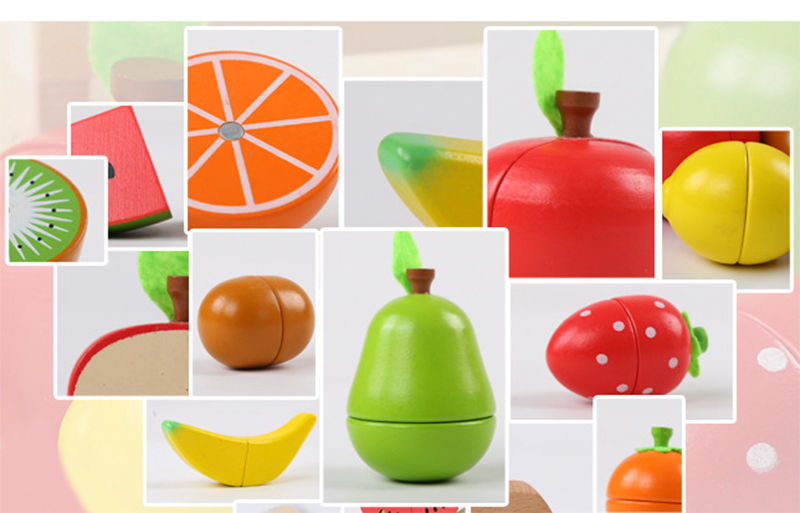 Thumbnail: Simulation Kitchen Pretend Toy Wooden Classic Game Montessori Educational Toy Fo