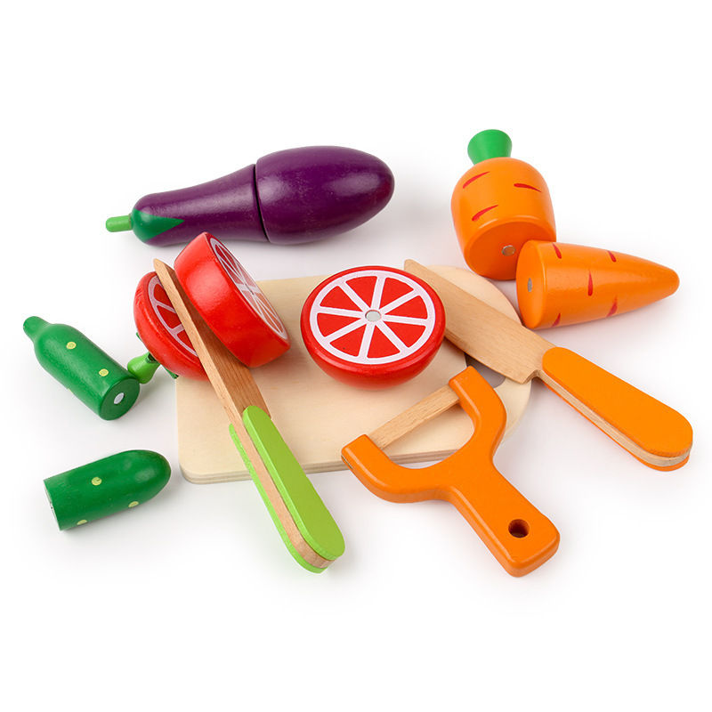 Thumbnail: Simulation Kitchen Pretend Toy Wooden Classic Game Montessori Educational Toy Fo