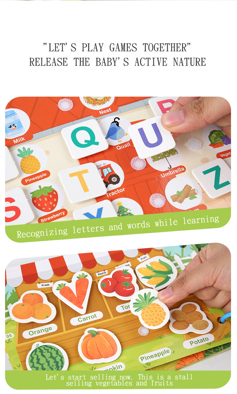 Thumbnail: New Montessori Scene Stickers for Children DIY Hand-on Puzzle Reusable Books Car
