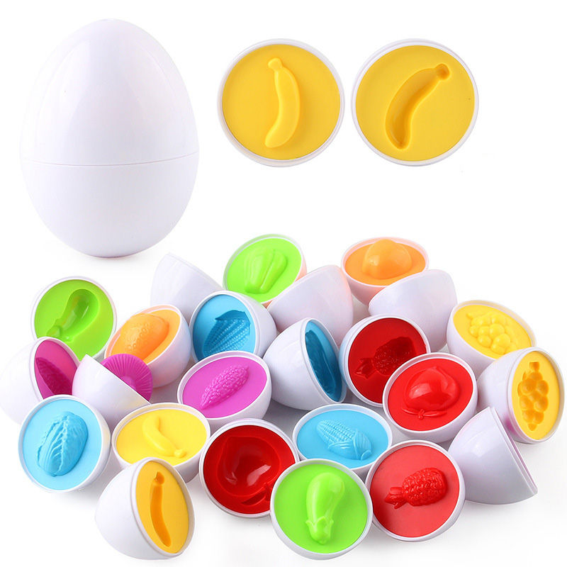 Thumbnail: Eggs Screws 3D Puzzle Montessori Learning Education Math Toys Kids Shape Match S