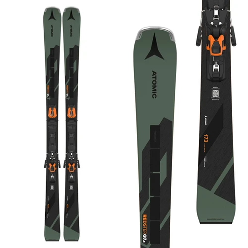 スキー ATOMIC VANTAGE V8 RIVAL 181cm R16/17m skis ATOMIC VANTAGE RIVAL 83, yellow/white, all mountain rocker