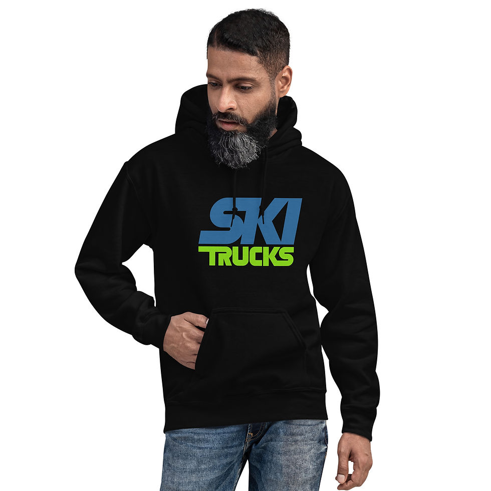 Miniatura: Ski Trucks Unisex Hoodie
