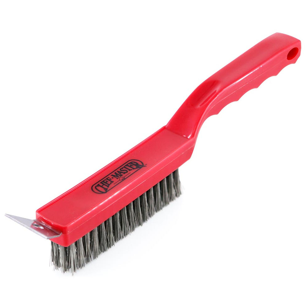 Thumbnail: handheld char broiler brush side view