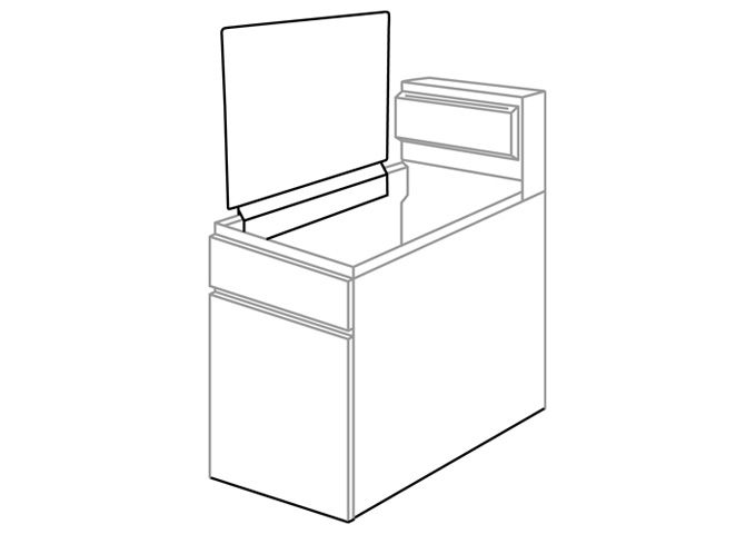 Thumbnail: fryer splash guard