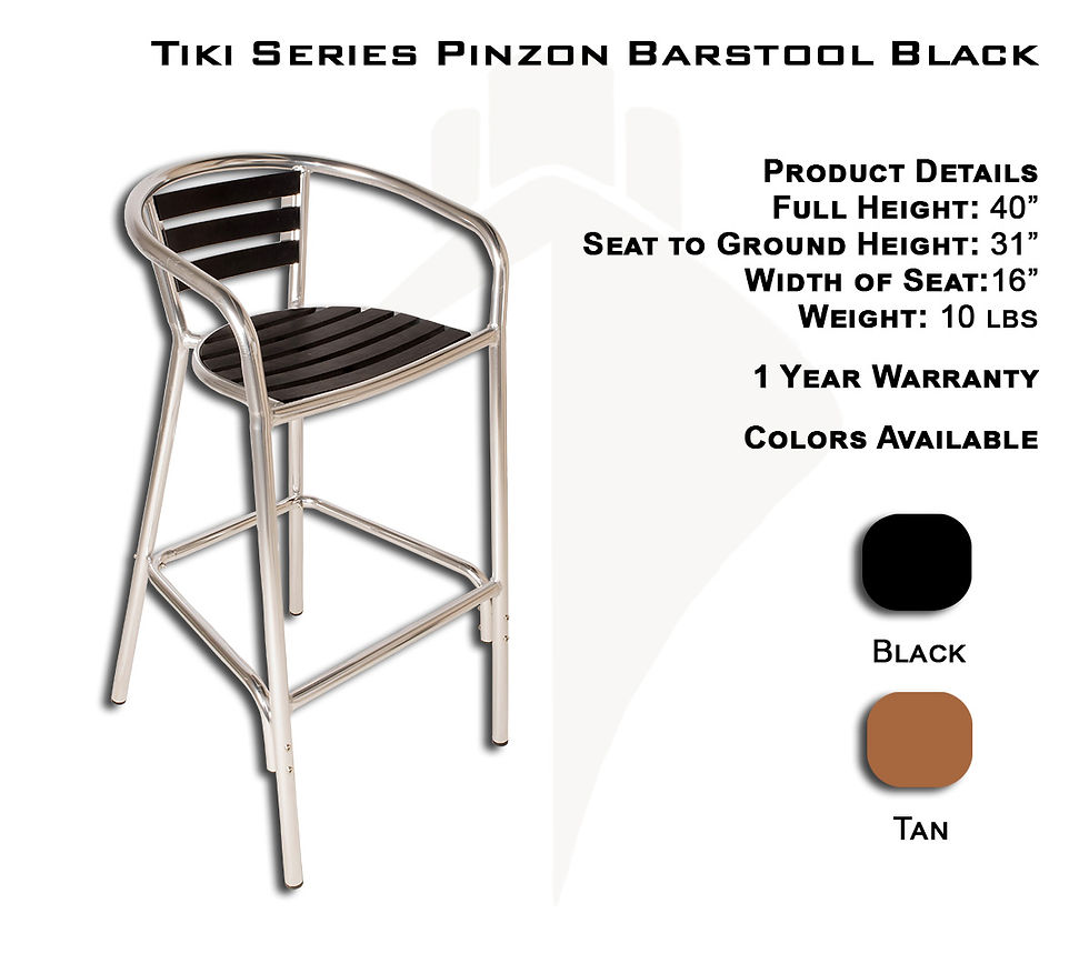 outdoor barstool details
