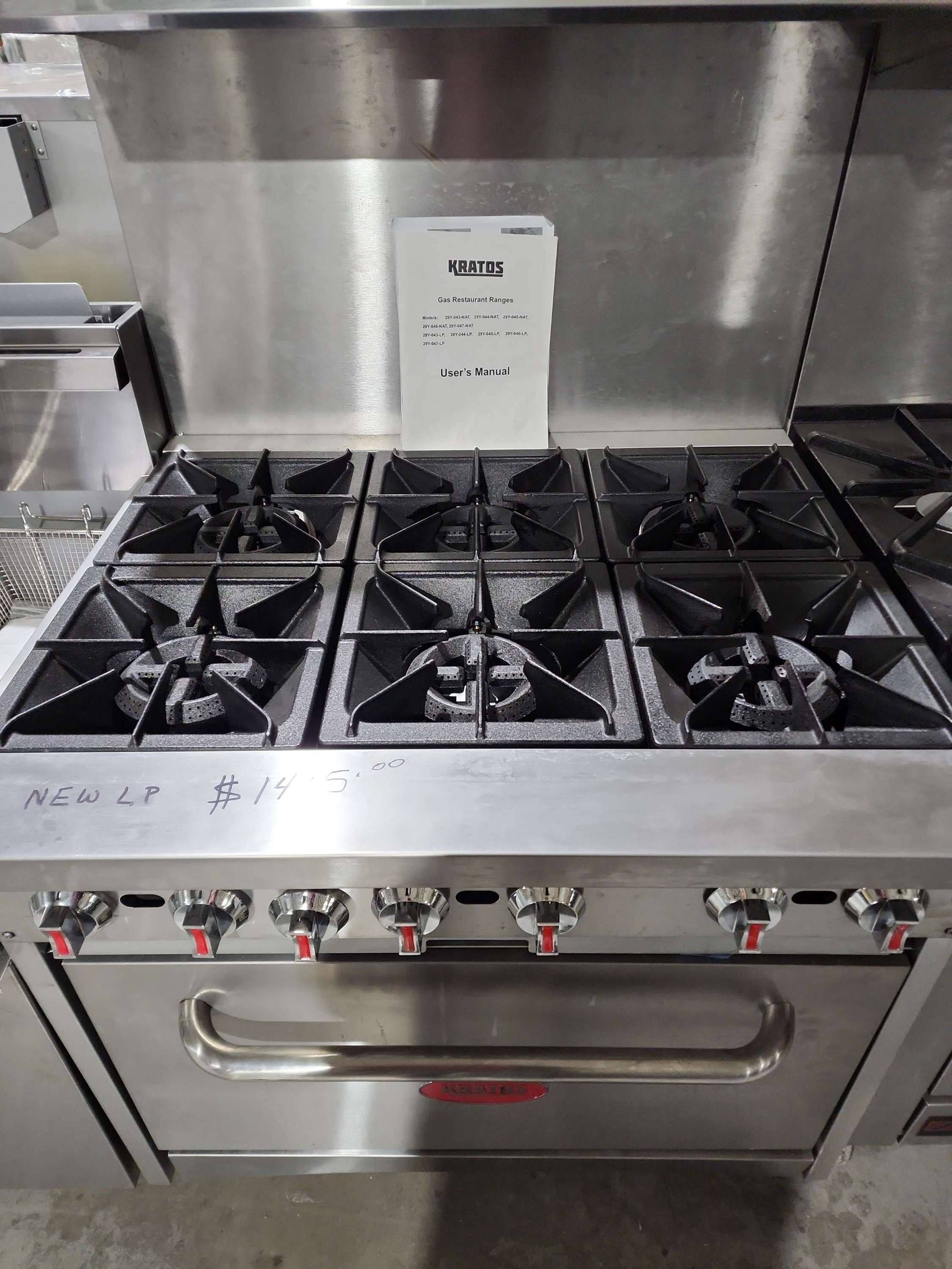 Kratos 6 Burner Range - Propane