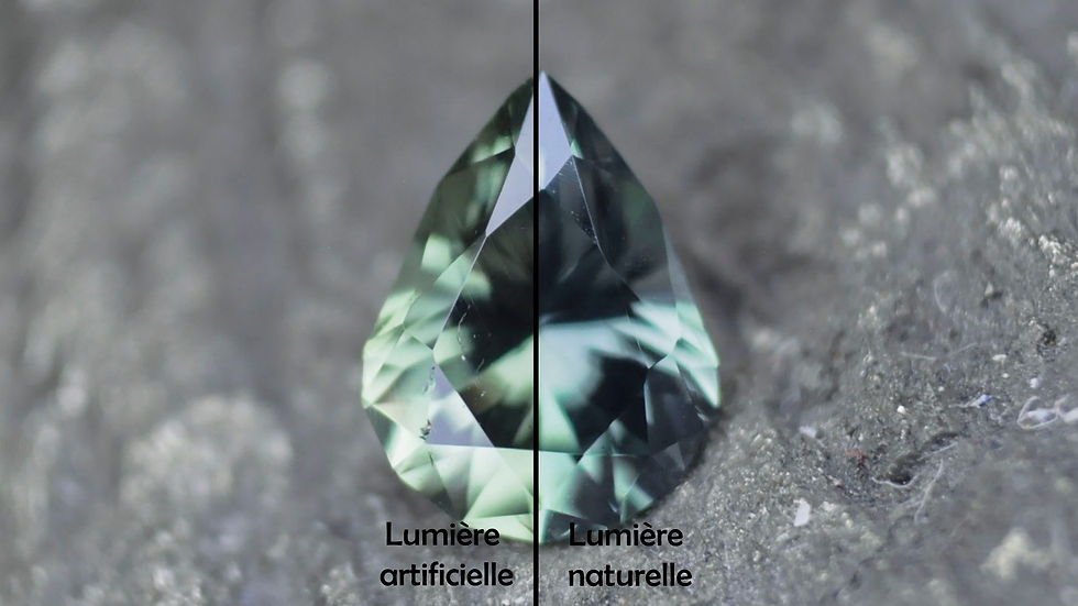 Saphir color-change 0.4 ct