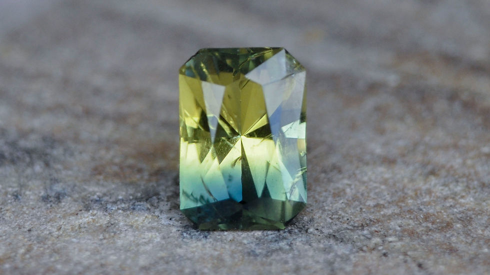 Saphir polychrome 1ct