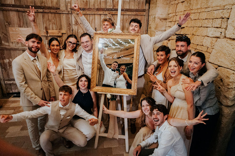 photo des invités mariage Vendée