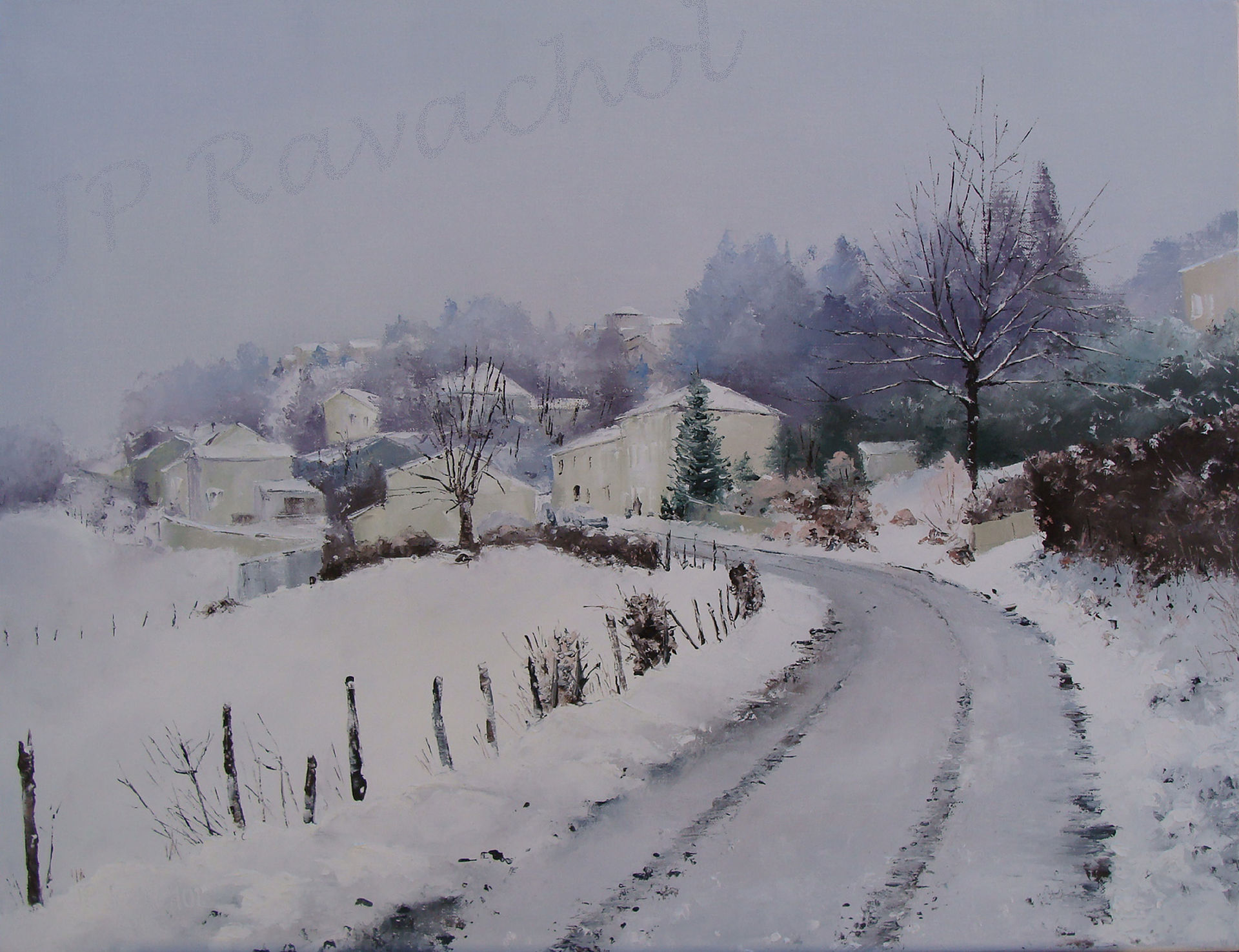St-Galmier chemin du barrage-neige
