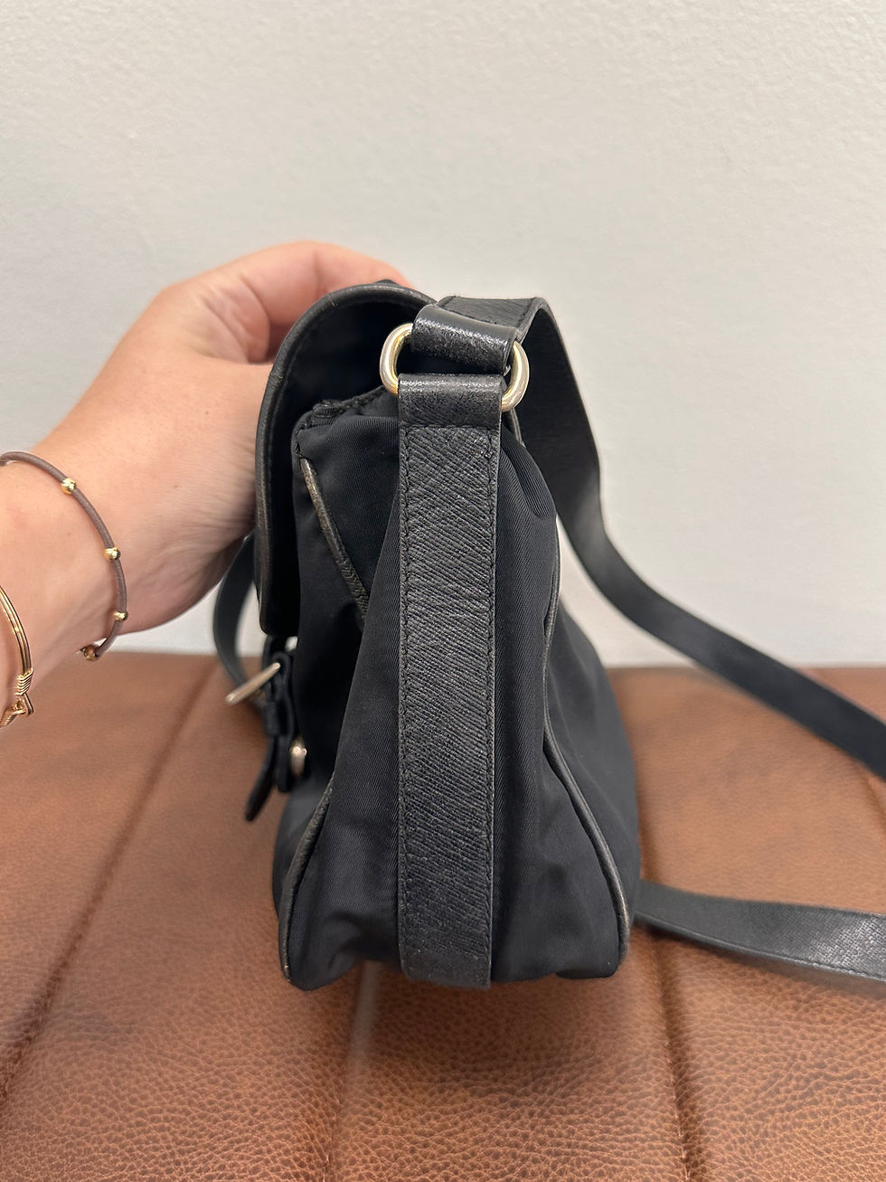 Thumbnail: Prada Buckle Messenger