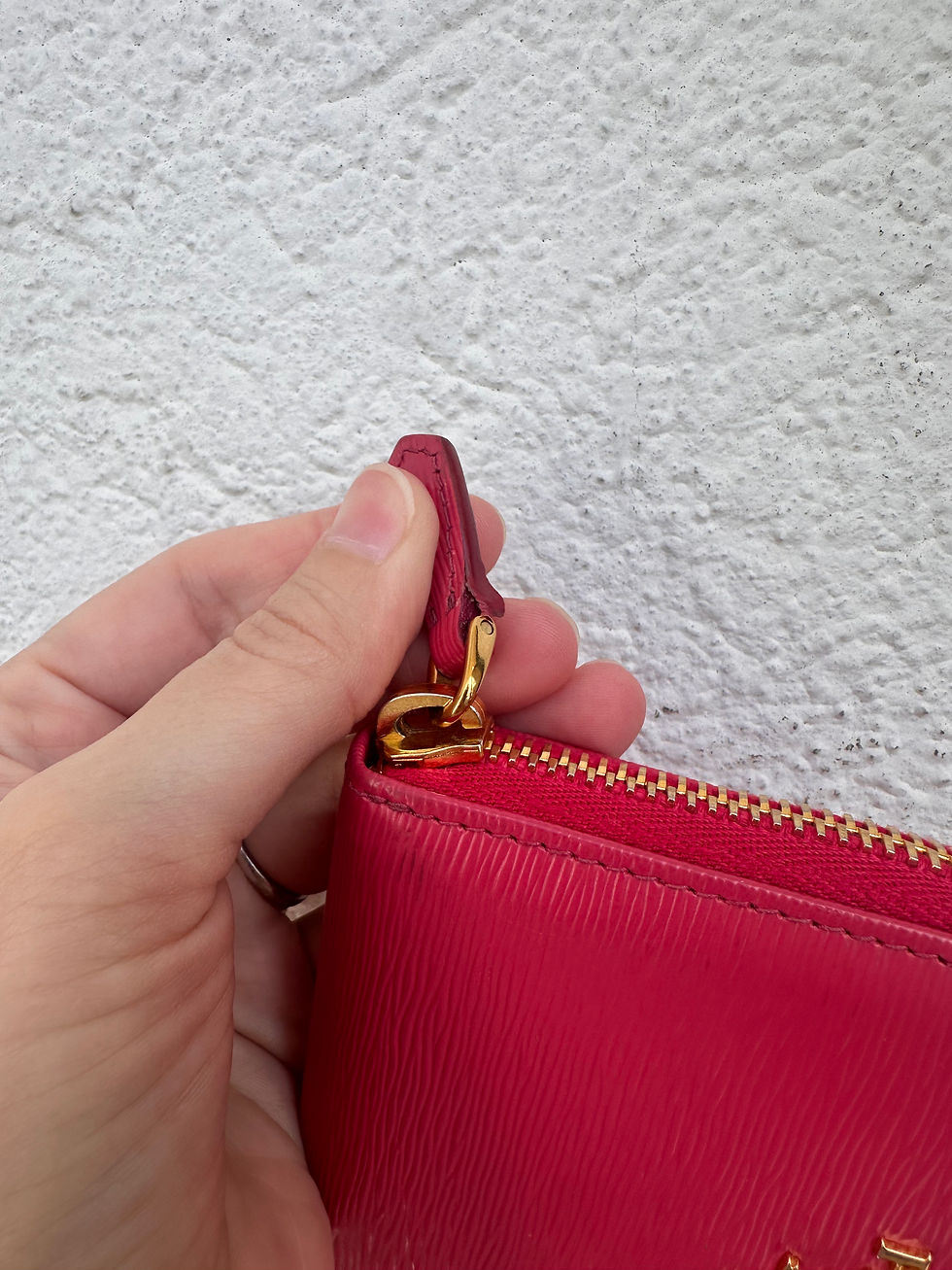 Thumbnail: Prada Saffiano Leather Zip Around Wallet