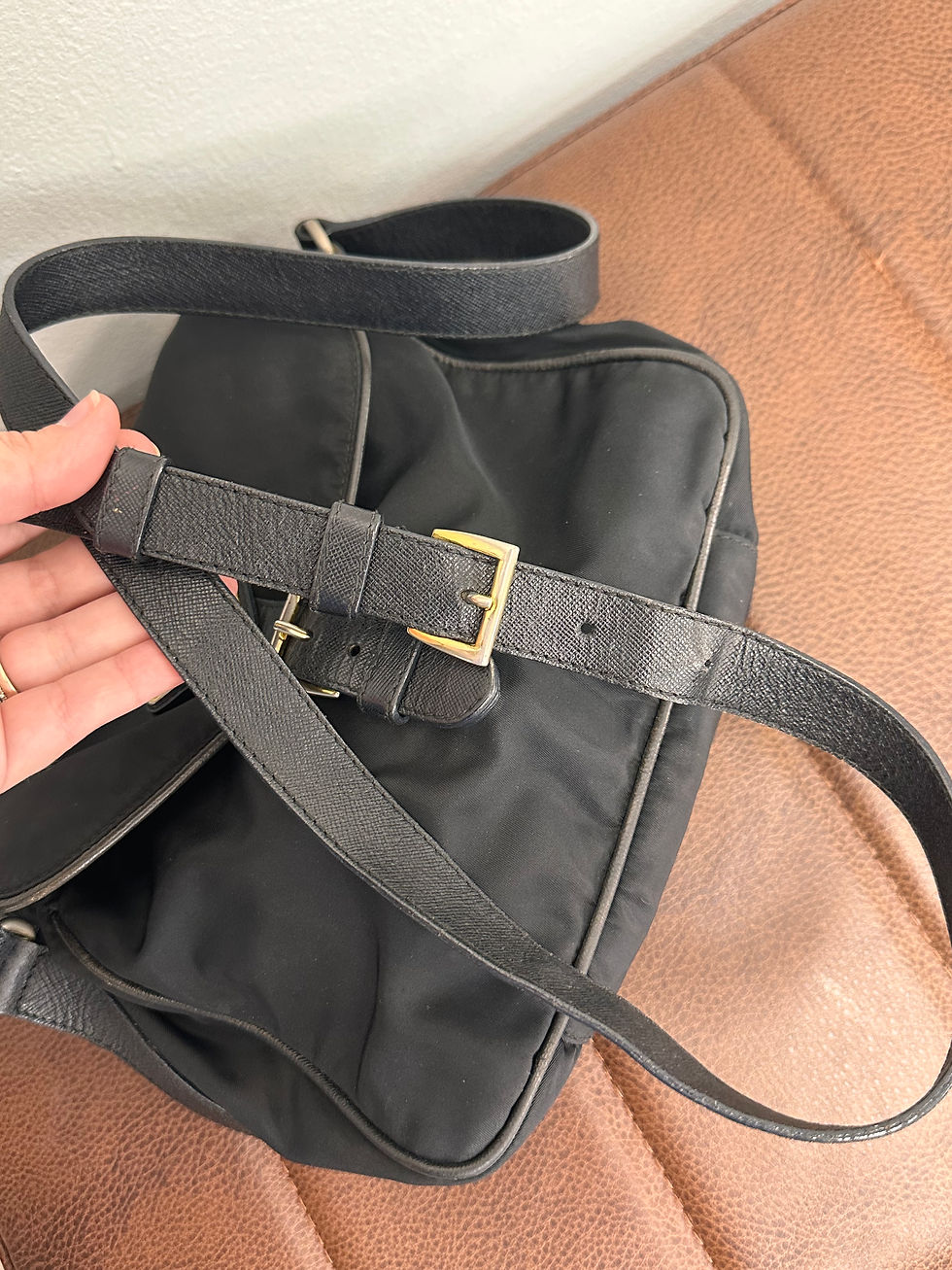 Thumbnail: Prada Buckle Messenger