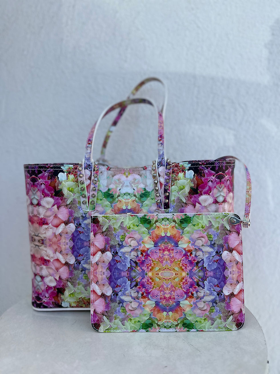 Thumbnail: Christian Louboutin Cabata Blooming Muti Tote with Pouch