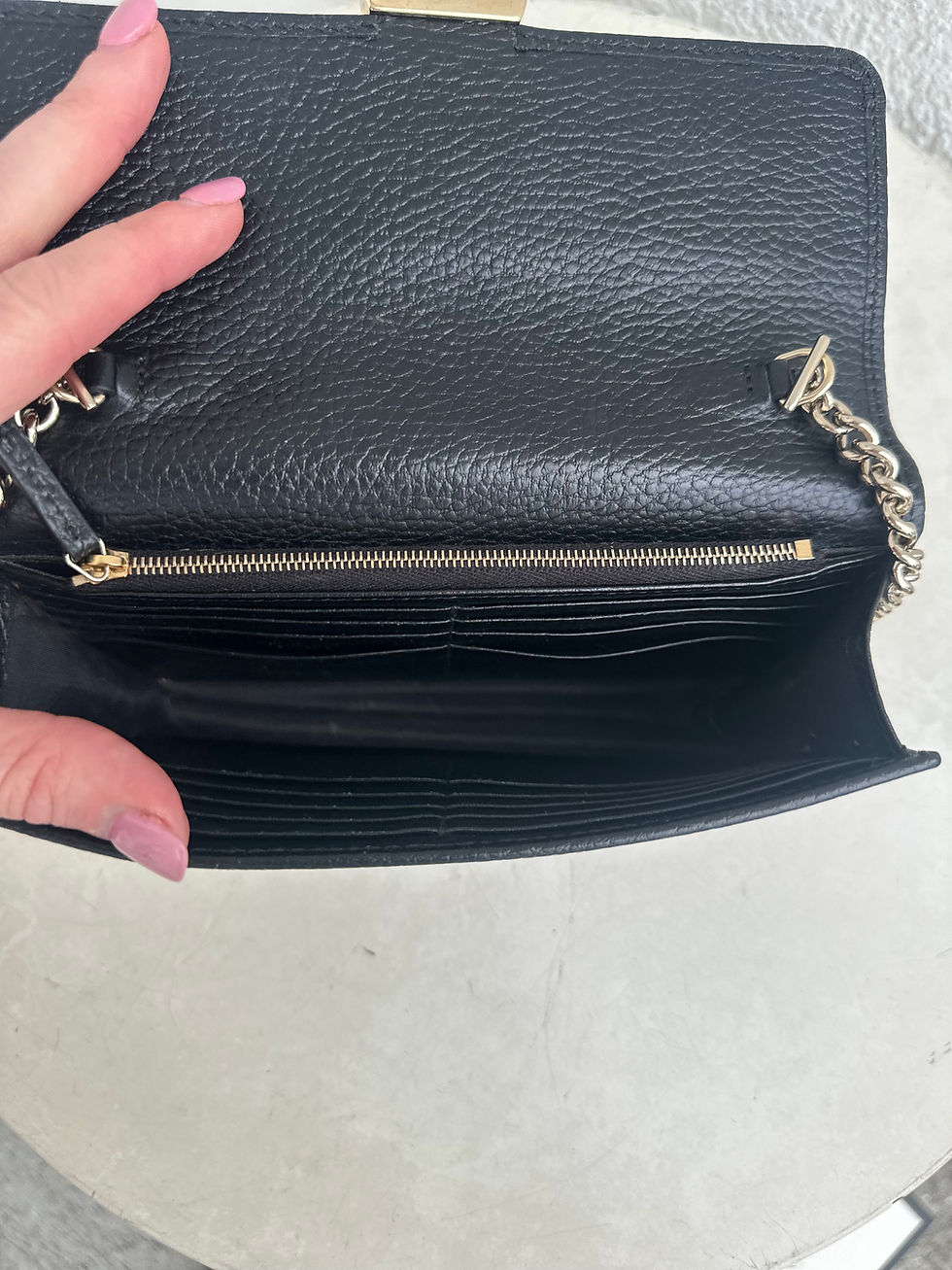 Thumbnail: Gucci Interlocking G Chain Wallet