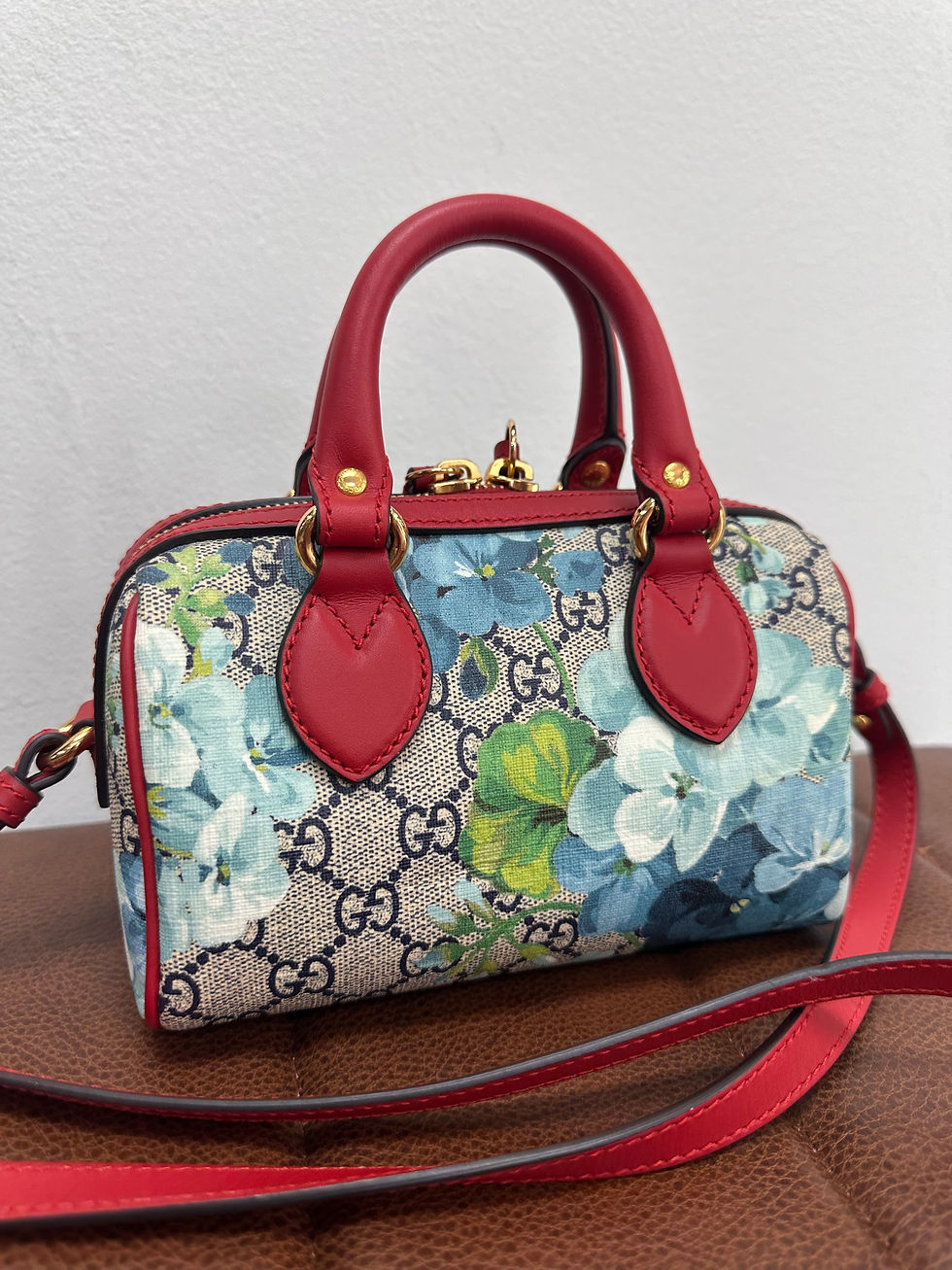Thumbnail: Gucci GG Supreme Blooms Boston Bag