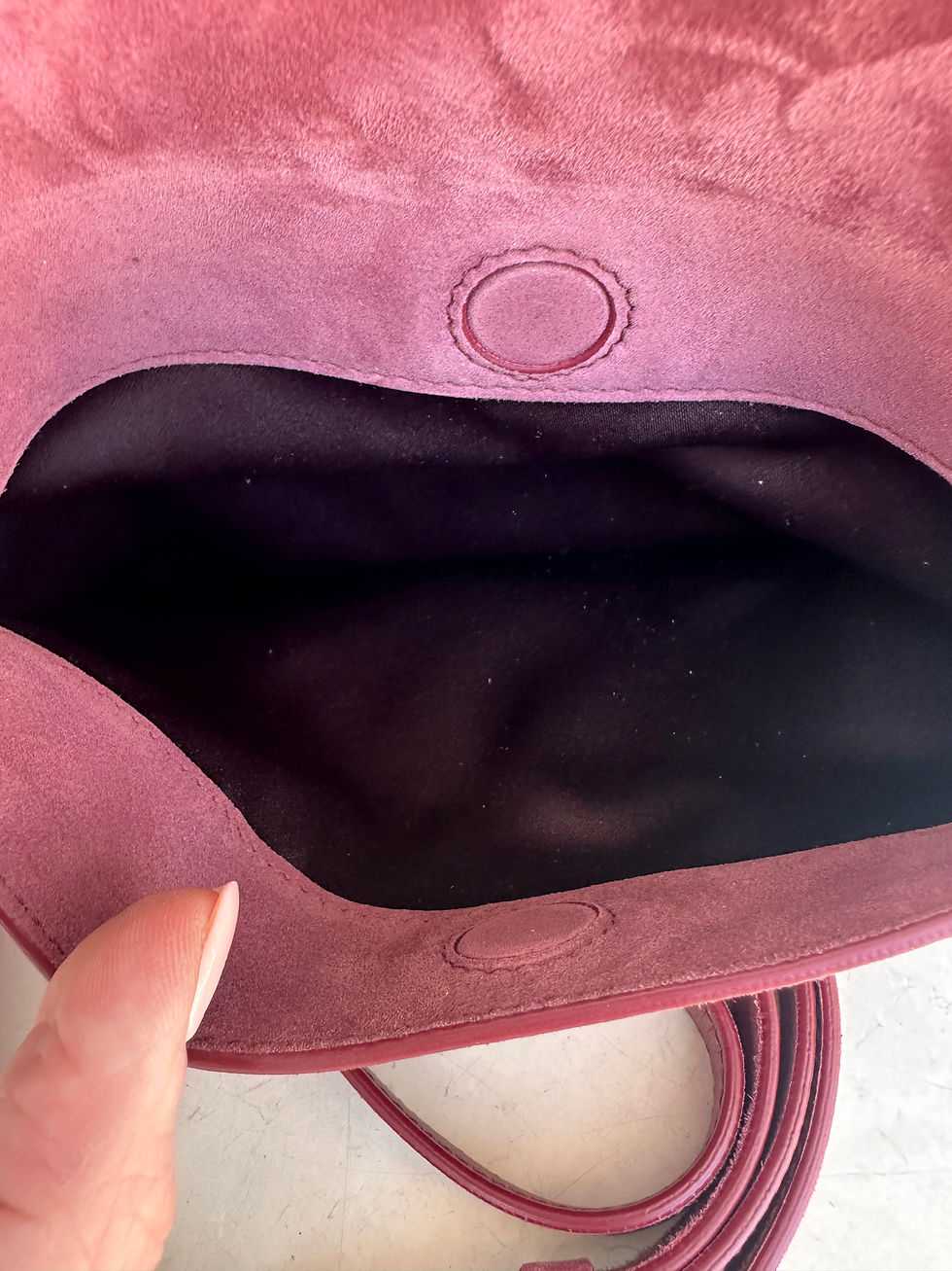 Thumbnail: Salvatore Ferragamo Suede Clutch / Crossbody