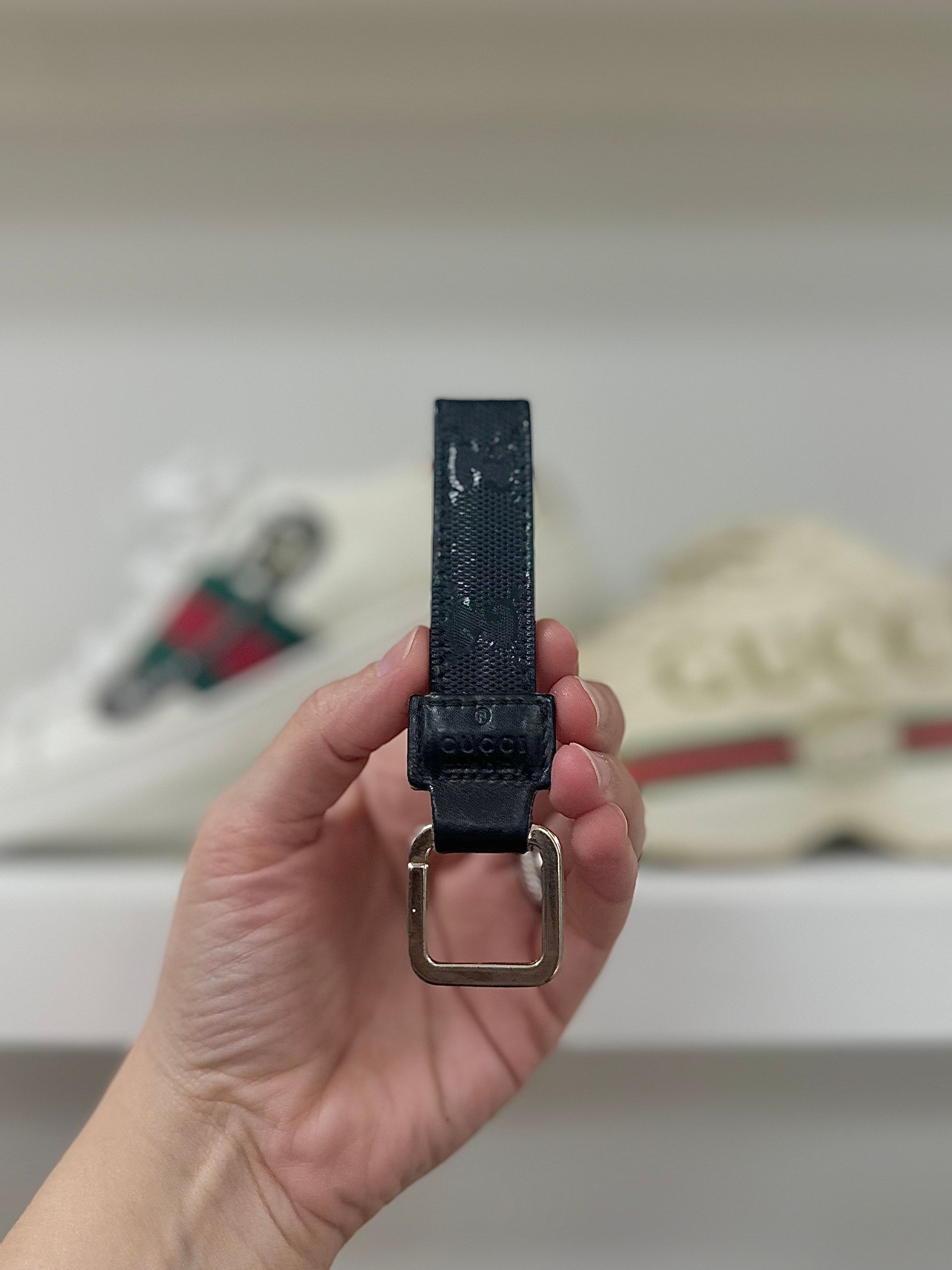 Gucci GG supreme Keychain 