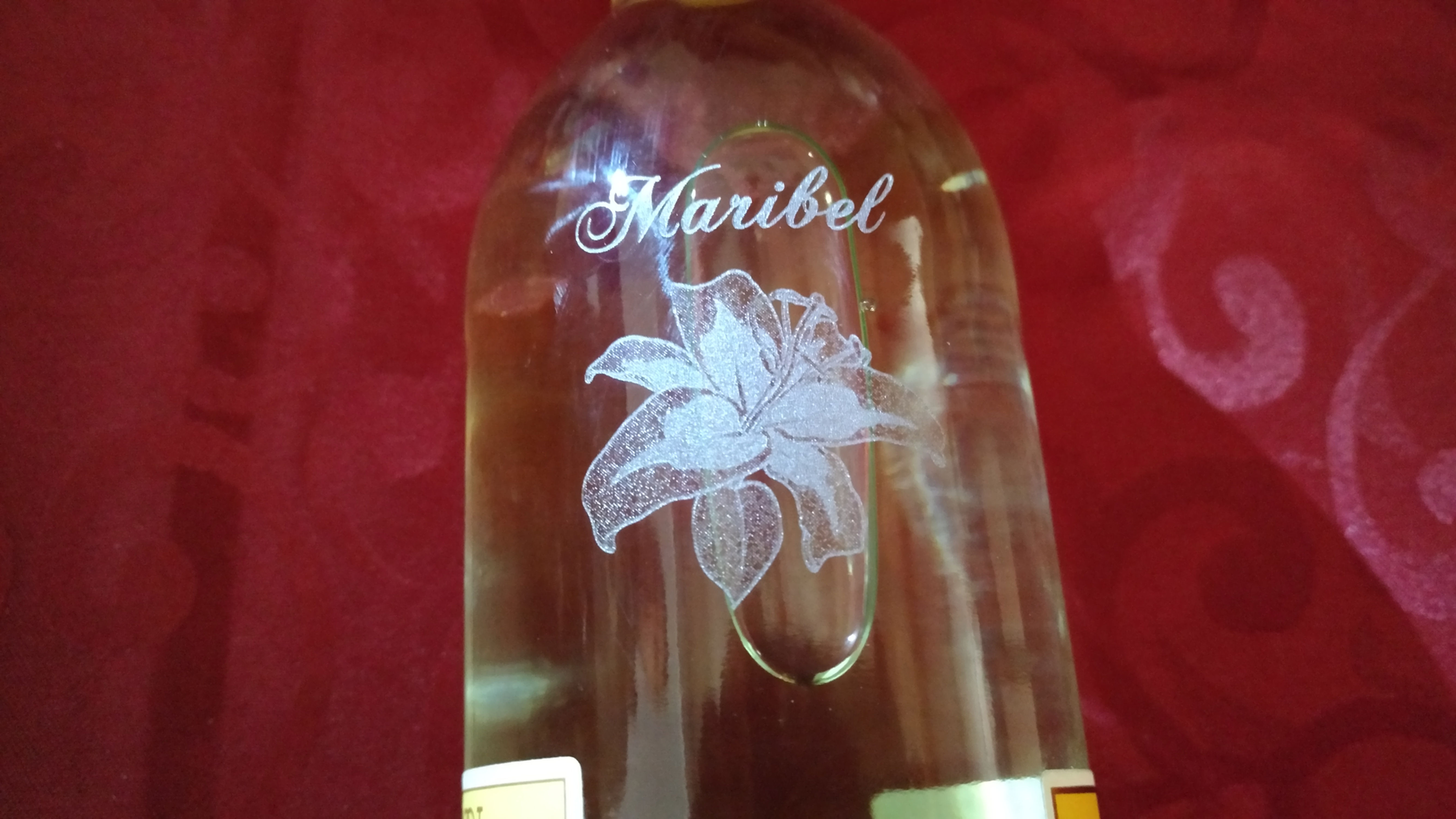 Wine Bottle Engraving